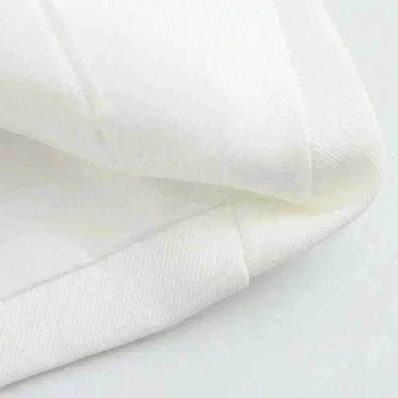 White Elegant Women's European And American Style Casual Slim Fit Sleeveless Tan - Picture 8 of 8